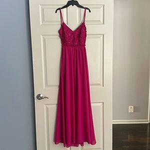Boutique Backless Maxi Dress NWOT